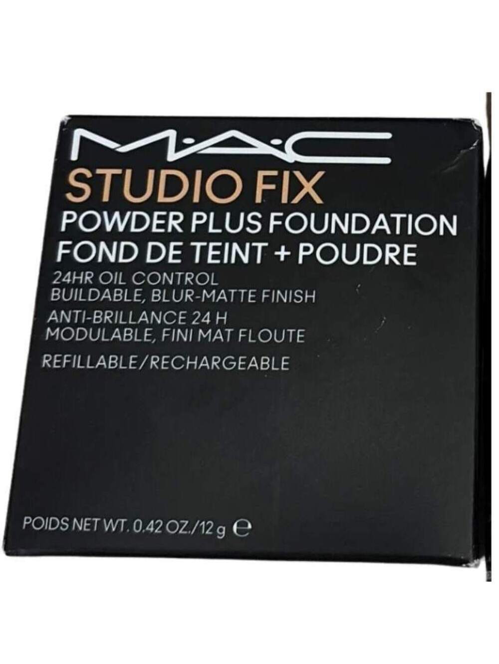 MAC Studio Fix Powder Plus Foundation NC20 NW18 0.52 oz Full Coverage Makeup New